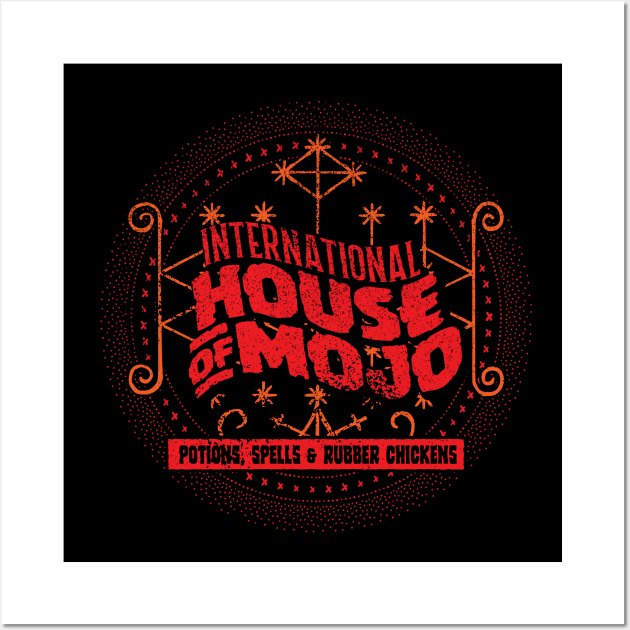 International House of Mojo (Variant) Wall Art by Geekeria Deluxe